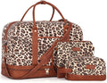 Weekender Bag for Women Canvas Overnight Bag Large Travel Tote Bag Carry on by BOLOSTA