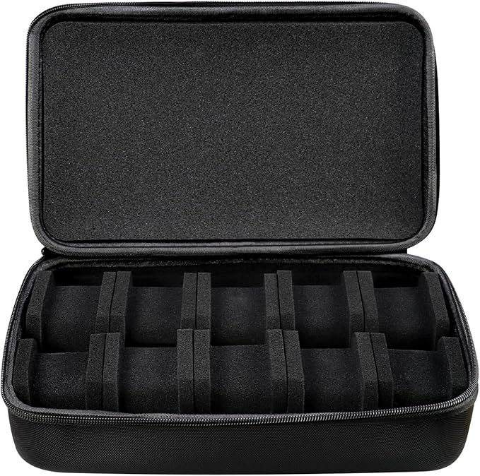 Juntan 10 Slots Hard Watch Travel Case, Portable Nylon Zipper Storage Organizer - Image 5
