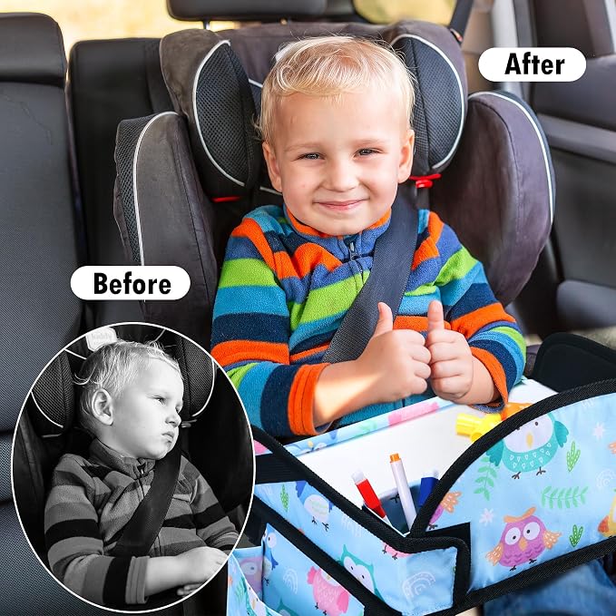 Kids Travel Tray, Car Seat Tray - Image 7