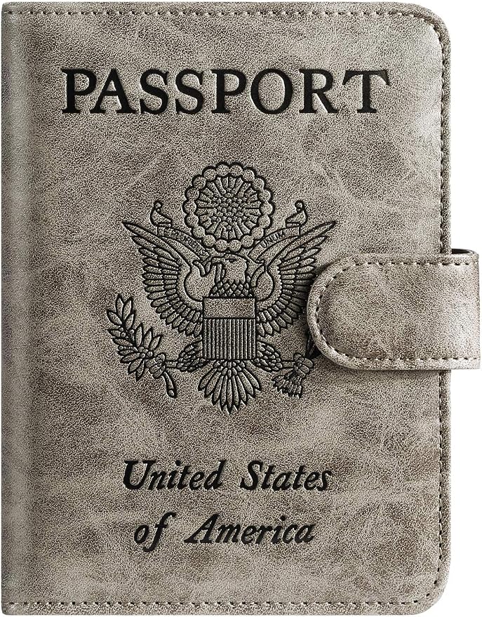 Passport Holder Cover Wallet RFID Blocking Leather Card Case Travel Accessories by PASCACOO