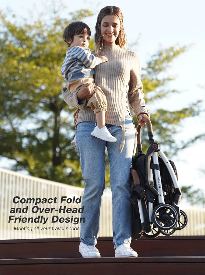 Lightweight Travel Stroller for Baby, Self-Folding Toddler Stroller - Image 8