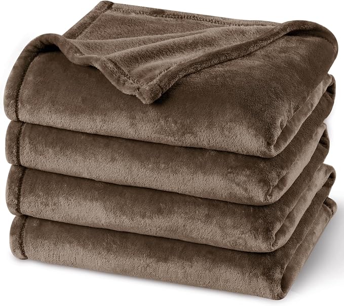 PHF Ultra Soft Fleece Blanket King Size, No Shed No Pilling Luxury Plush Cozy by PHF