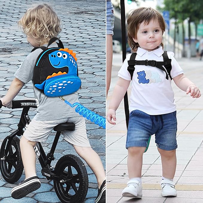 Accmor Toddler Backpack Leash, Cute Dinosaur Kids Harness Backpacks - Image 7