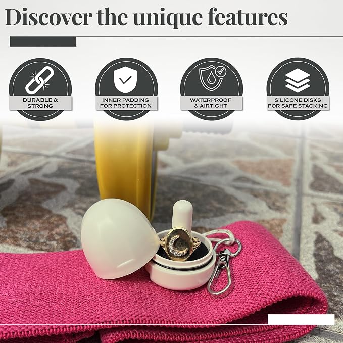 RING THING - Ring Holder Keychain, Jewelry Organizer and Storage, Portable - Image 3