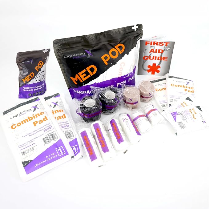 Lightning X EMS/EMT Premium Medical Gauze Bandage Refill Kit by LightningXProducts