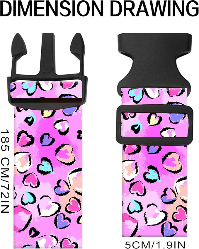 Luggage Straps for Suitcases, Adjustable Travel Belt, Durable Wide Luggage Strap - Image 6