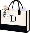 BAGAIL Initial Tote Bag, Personalized Birthday Gifts by BAGAIL