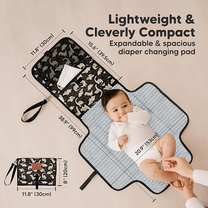 KeaBabies Portable Diaper Changing Pad - Image 3