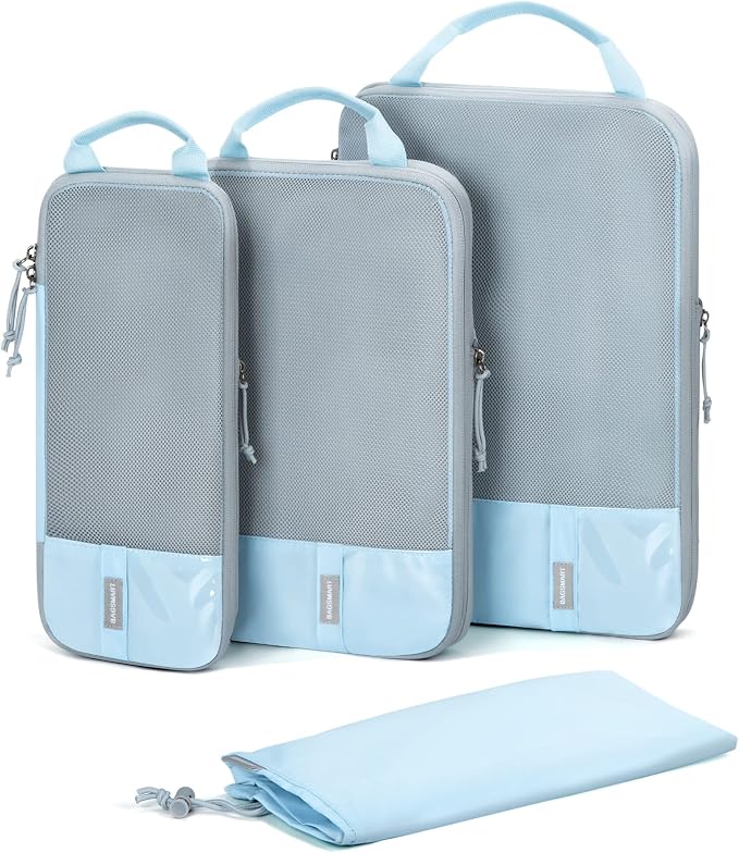 BAGSMART 6 Set Compression Packing Cubes by BAGSMART