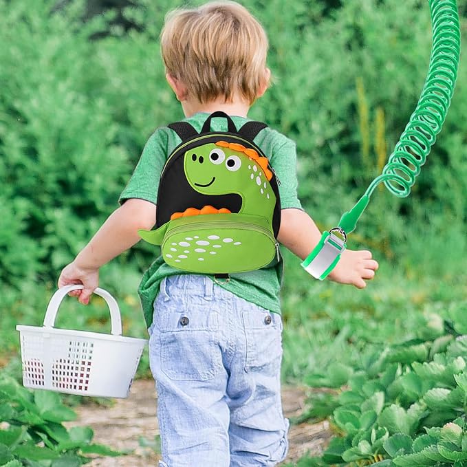 Accmor Toddler Harness Backpack Leash, Cute Dinosaur Kids Backpacks - Image 7
