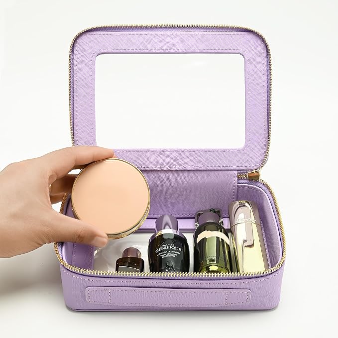 Aveniee Clear Makeup Bag Organizer, Travel Toiletry Bag Cosmetic Case - Image 2