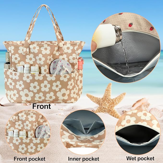 Waterproof Beach Tote Pool Bags - Image 4