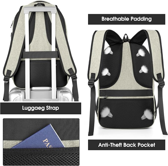 Backpack for Men Women, School Backpacks for Teen Boys, Business Anti Theft - Image 6