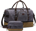 Nerlion Weekender Bag with Shoe Compartment Large Overnight Bag by Nerlion