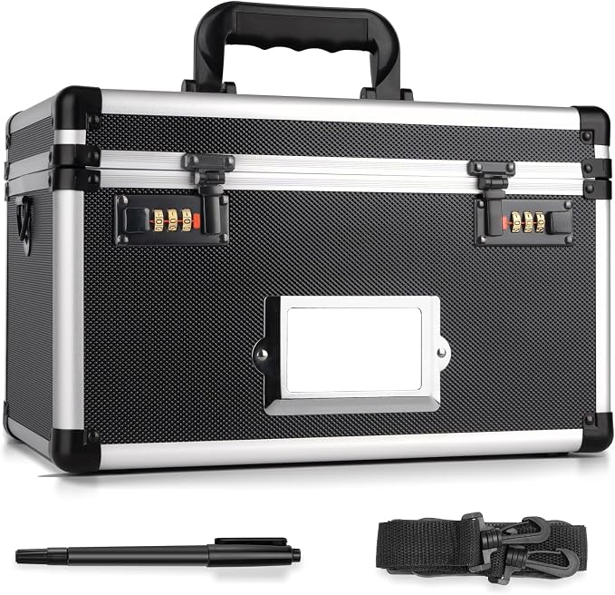 13.4 x 8 x 8.7 Inch Lockable Storage Box by LOCKCURX