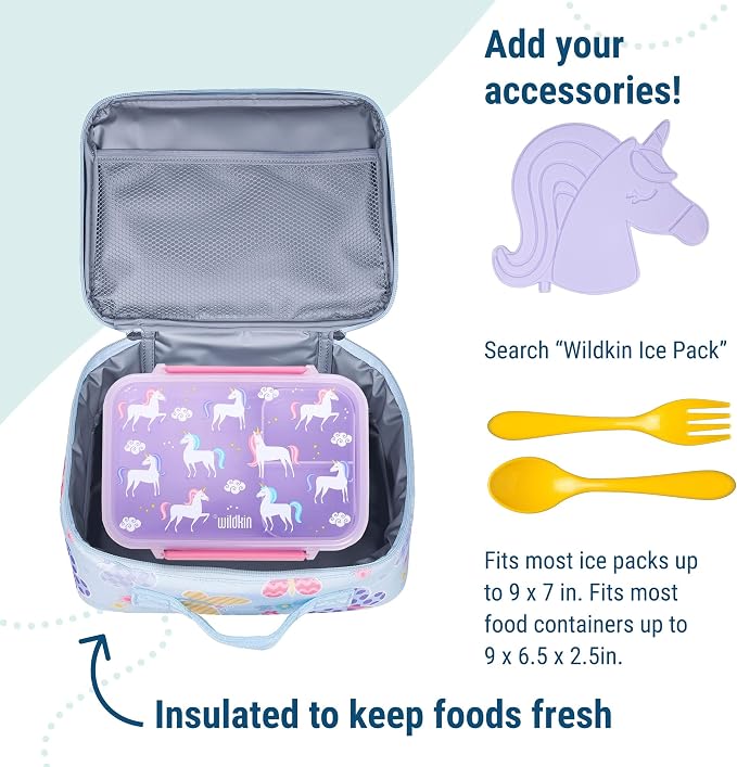 Wildkin Kids Insulated Lunch Box – Durable and Reusable - Image 5