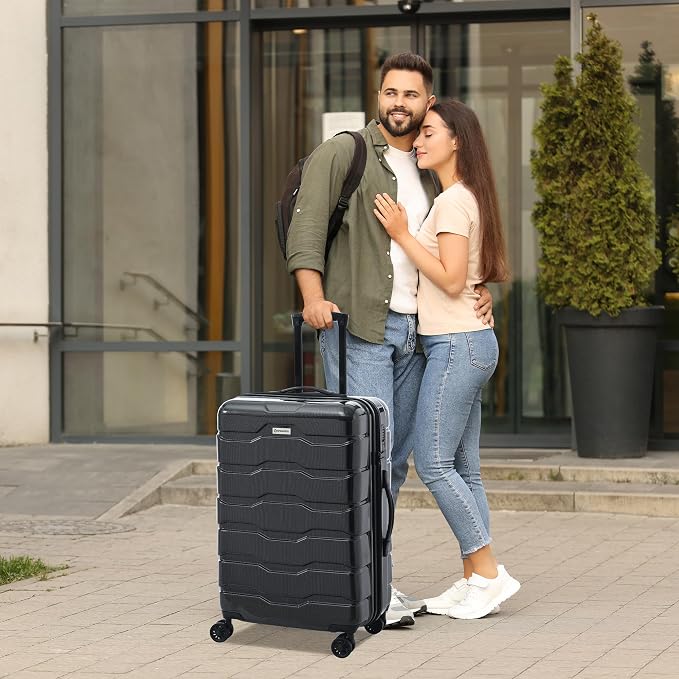 3 Piece Luggage Set, Hardshell Luggage Sets - Image 2