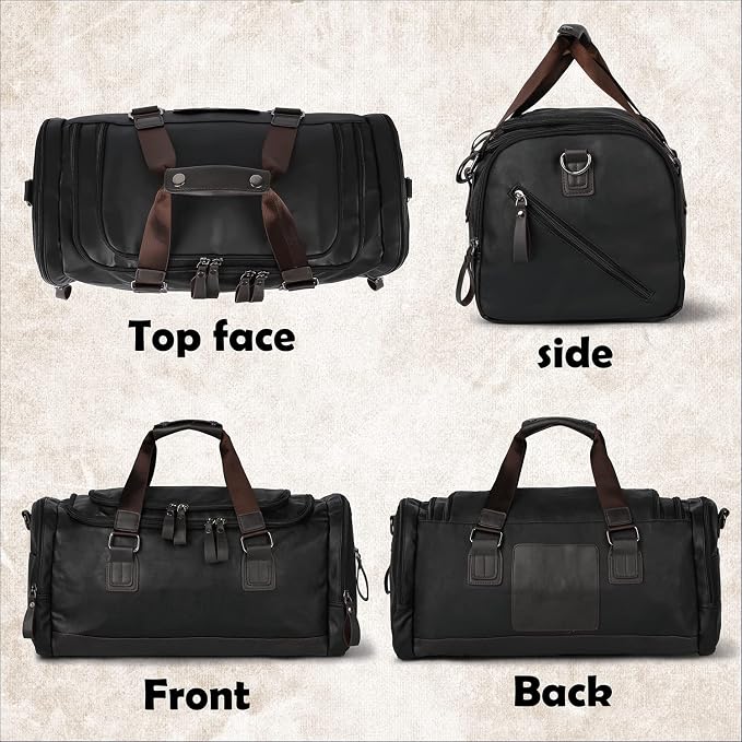 Duffel Bag PU leather - Image 5