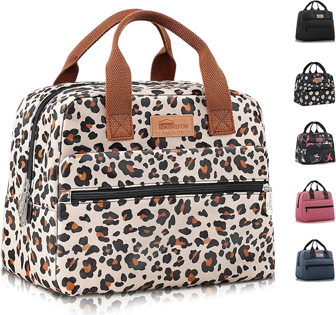 HOMESPON Insulated Lunch Bag for Women Men Lunch Box Cooler Lunch Tote for Work by HOMESPON