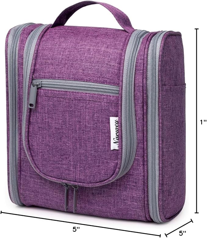Narwey Small Hanging Toiletry Bag Women Travel Makeup Bag Organizer Toiletries - Image 10