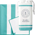 Emerald Microfiber Beach Towel by Laguna Beach Textile Co by LagunaBeachTextileCompany