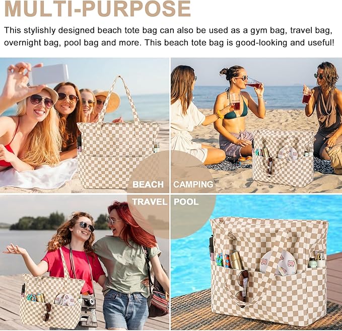Waterproof Beach Tote Pool Bags - Image 5