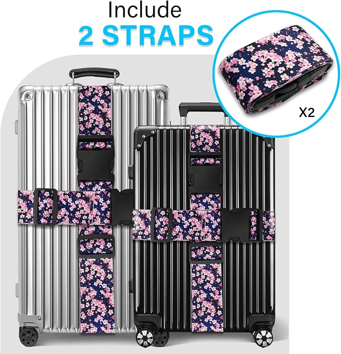 Luggage Straps for Suitcases TSA Approved, Luggage Identifiers for Suitcase - Image 2