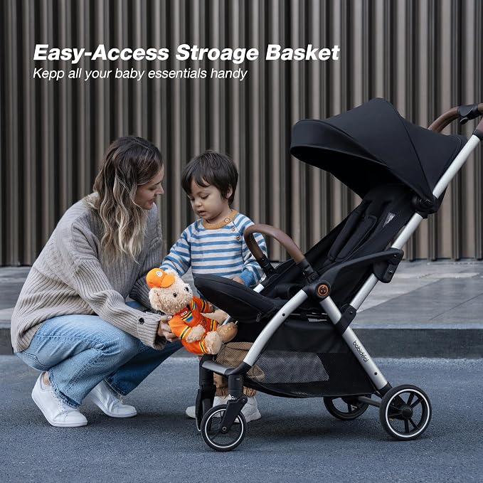 Lightweight Travel Stroller for Baby, Self-Folding Toddler Stroller - Image 7