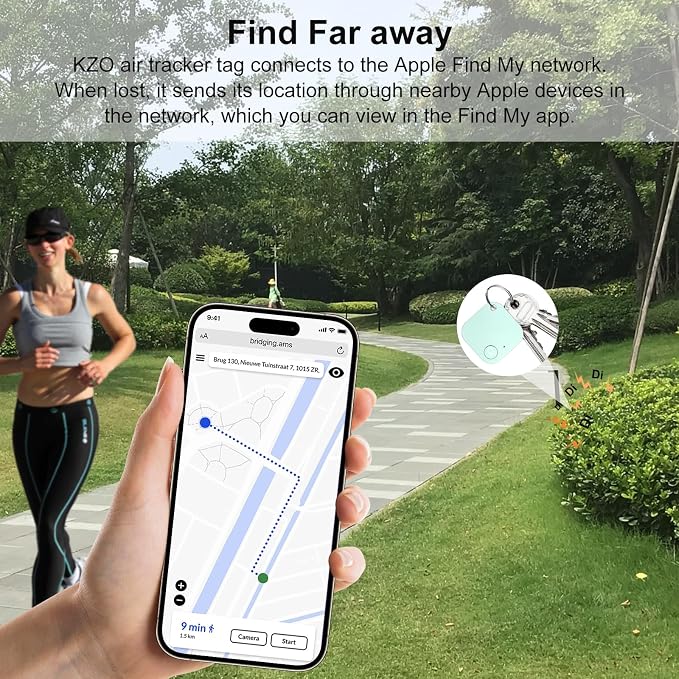 Bluetooth Tracker Tag 4 Pack, Work - Image 5