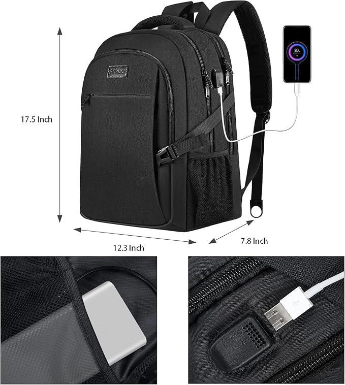 ANKUER Backpacks for Men Women, Backpack Fits Up 15.6 in Laptop Backpack for - Image 5