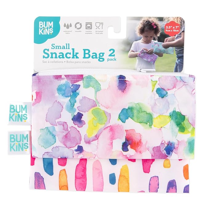 Bumkins Reusable Snack Bags, for Kids School Lunch and for Adults Portion - Image 6