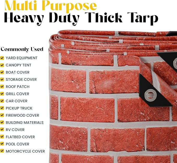 Core Tarps Extreme Heavy Duty 20 Mil Tarp Cover, Waterproof, UV Resistant - Image 5