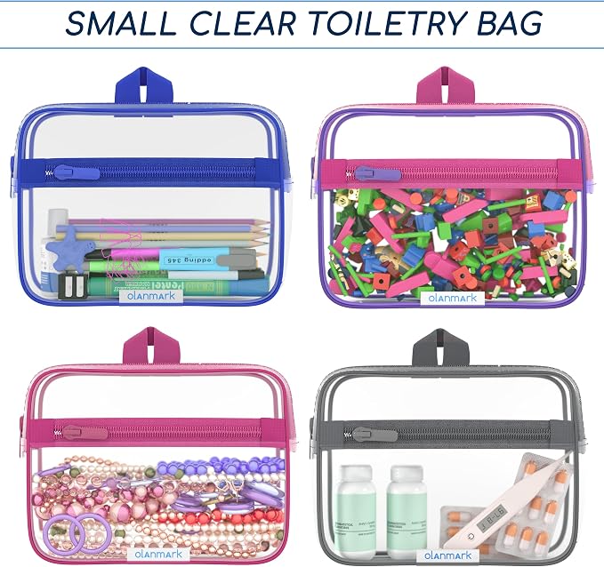 TSA Approved Toiletry Bag 3-1-1 Clear Travel Cosmetic Bag - Image 7