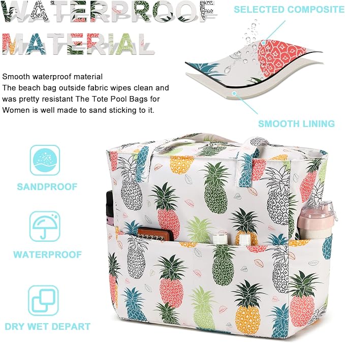Waterproof Beach Tote Pool Bags - Image 6