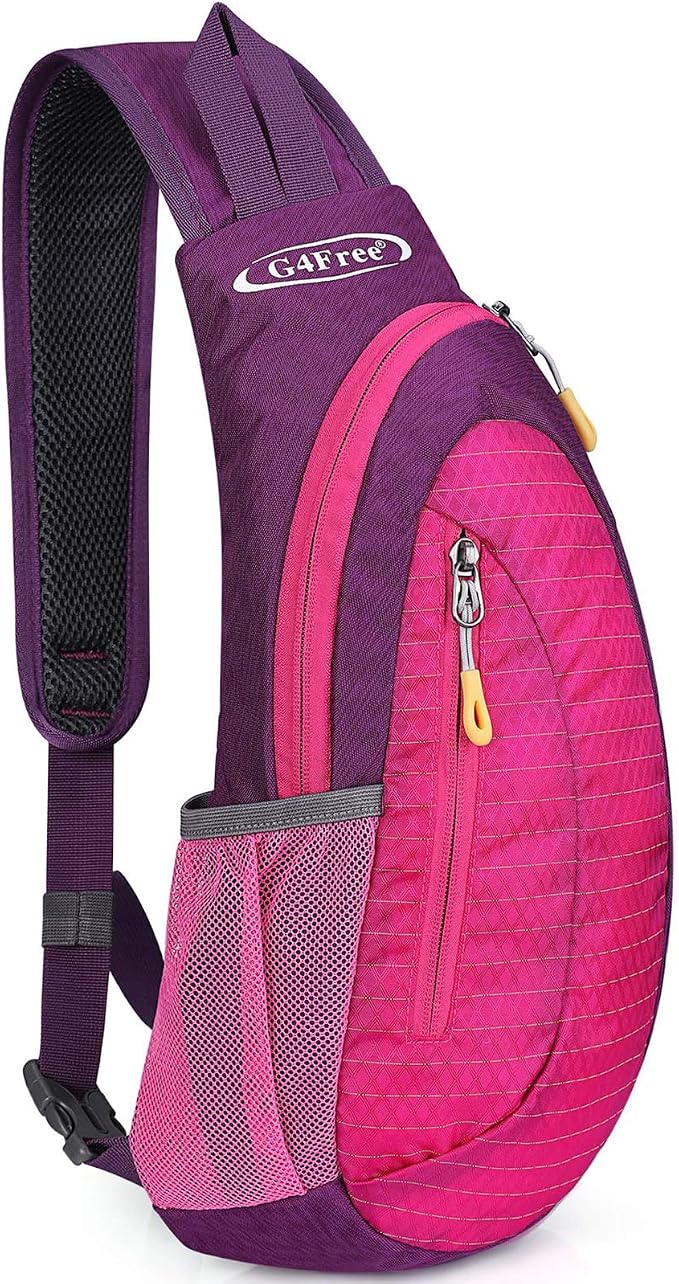 G4Free Sling Bag for Men Women, Small Crossbody Backpack Lightweight Chest by G4Free