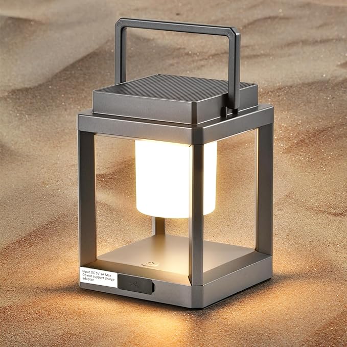LETRY Solar Outdoor Table Lamp: Outdoor Lanterns by LETRY