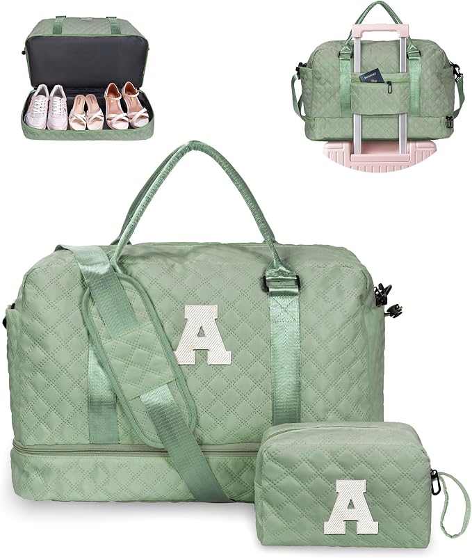 Bridal Shower Gifts, Gifts for Women-Initial Travel Bag by Vogewood