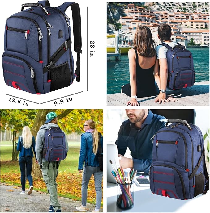 LTINVECK Extra Large 50L Travel Laptop Backpack, Computer bag Backbag - Image 7