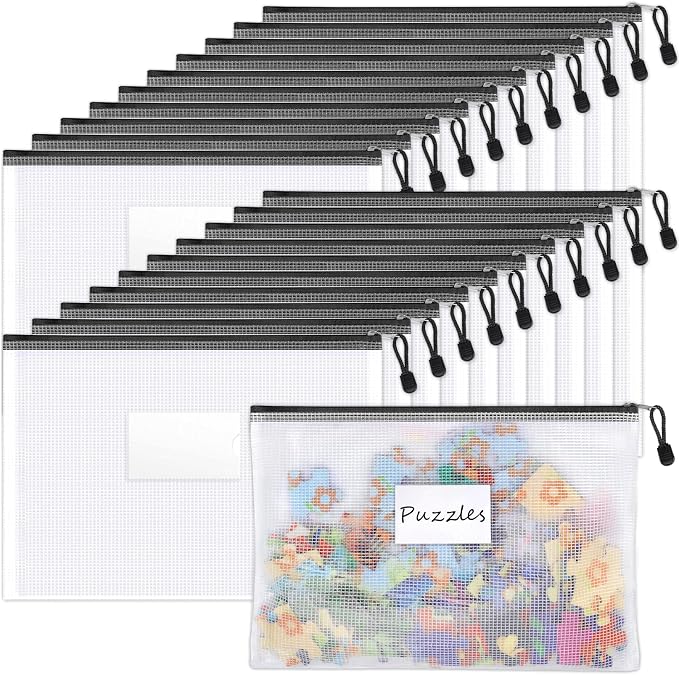 Sooez 20 Pack Mesh Zipper Pouch by Sooez