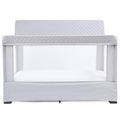 Baby Delight Lunaire Full Size Crib | Breathable Mesh Baby Crib | Tool-Free by BabyDelight