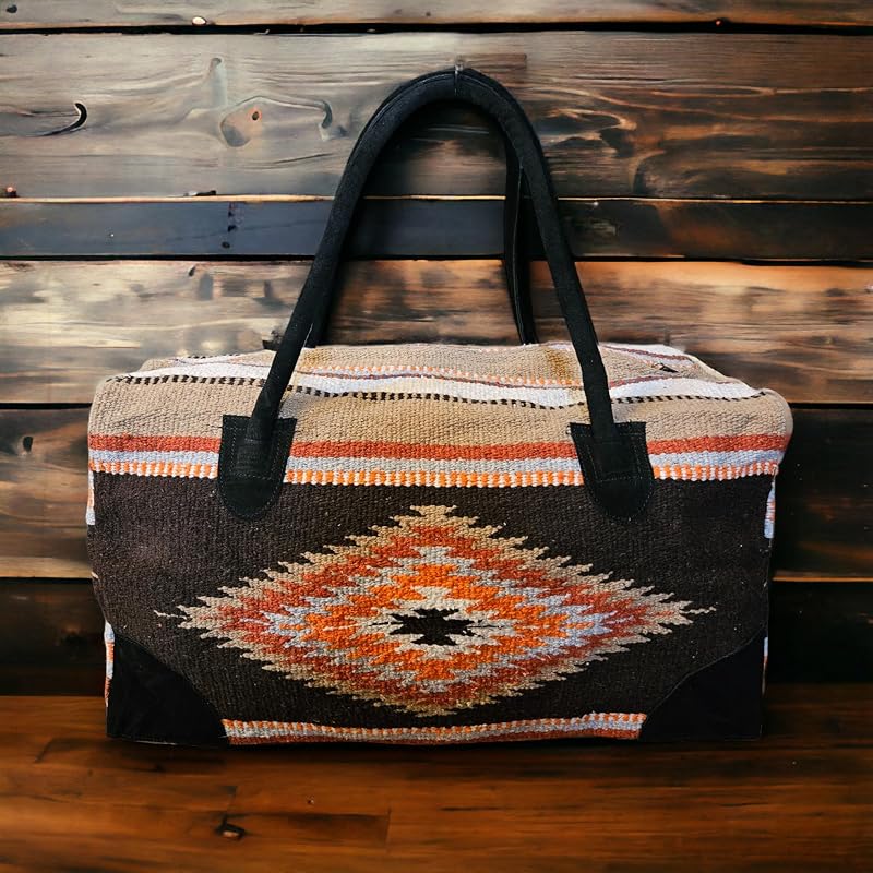Southwestern Large Weekender Travel Bag Western Duffle Bag Boho Travel Bag - Image 2