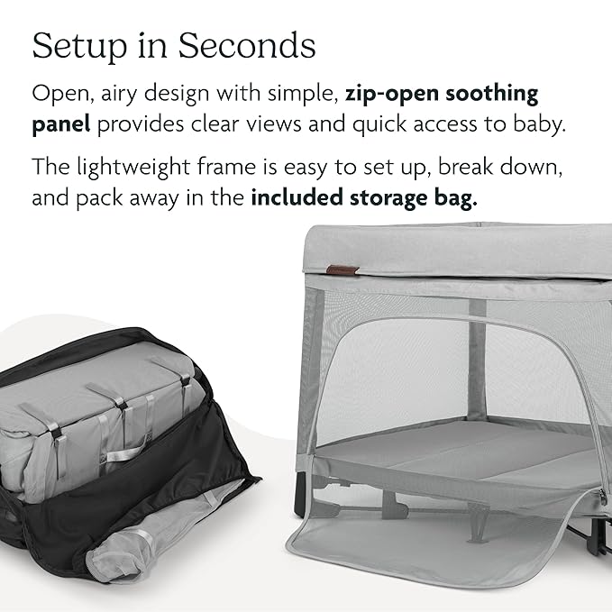 UPPAbaby Remi Playard | Deluxe 3-in-1 Portable Playard, Bedside Bassinet + - Image 4