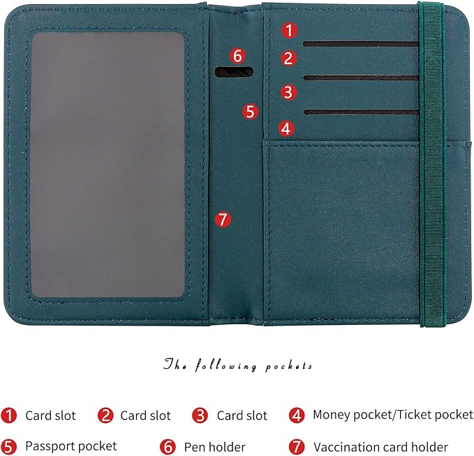 ZOPPEN Passport Holder Wallet, Passport Cover Travel Wallet Women Travel - Image 5