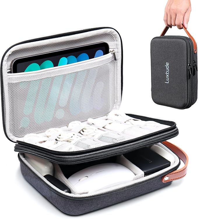 Luxtude Electronics Organizer Travel Case, Tech Organizers Travel Case by Luxtude