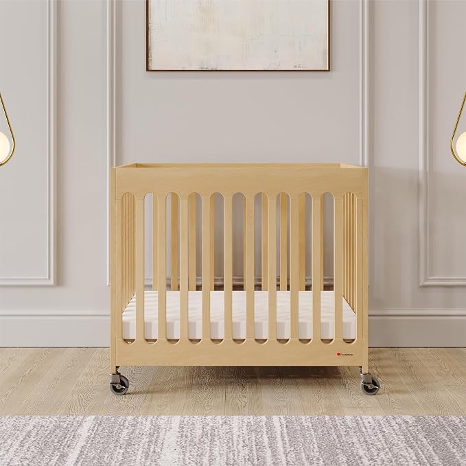 Foundations Boutique Folding Mini Baby Crib - Image 7
