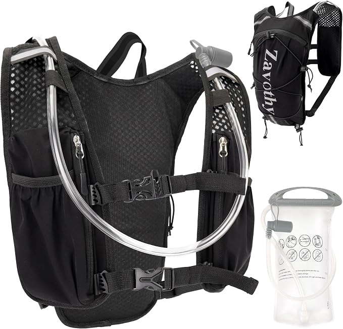 Zavothy Hydration Running Vest for Men & Women – Lightweight 1.5L Hydration Pack by Zavothy