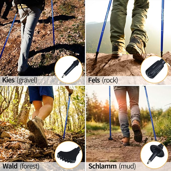 Covacure Trekking Poles Collapsible Hiking Poles - Image 6