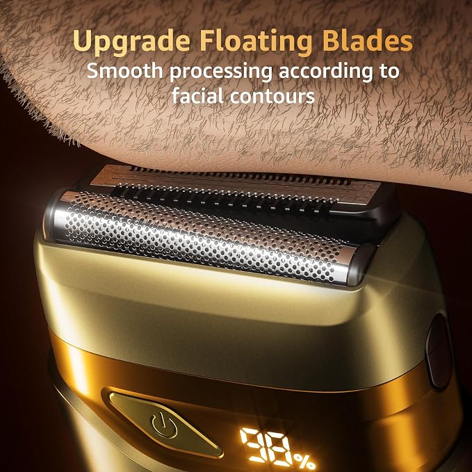 Electric Foil Shavers for Men, Mini Electric Razor, Compact Face Shaver - Image 2