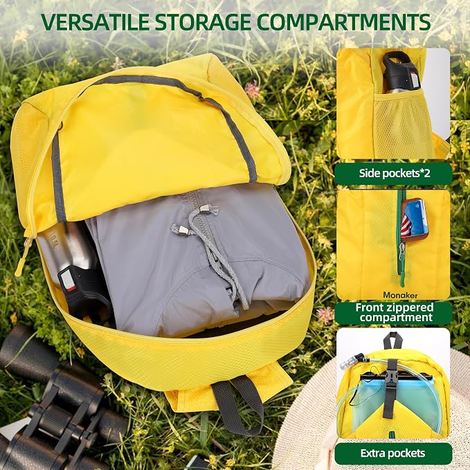 Ultralight 20L Foldable Backpack, Compact to Palm-Sized, Travel & Daily Use - Image 3