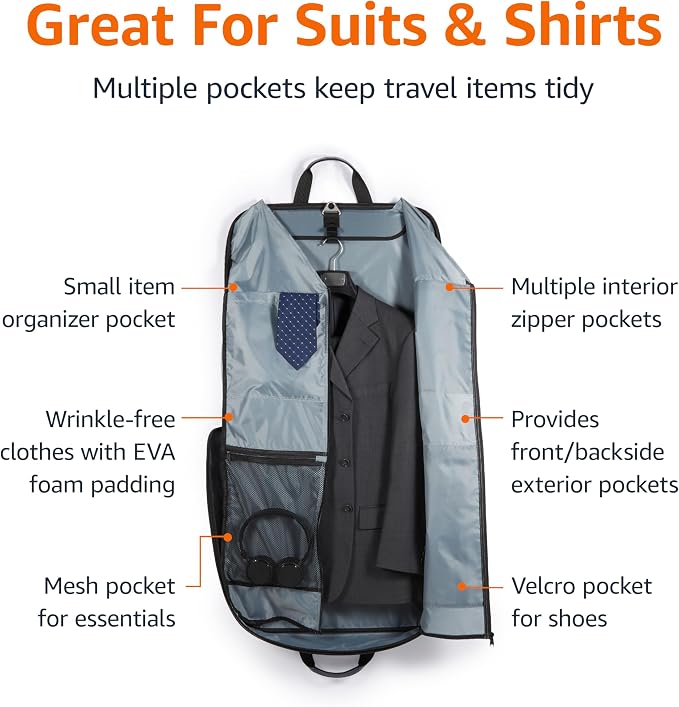 Amazon Basics Carry-On Garment Bag - Image 4